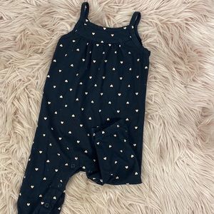 Baby Girl Heart Romper
